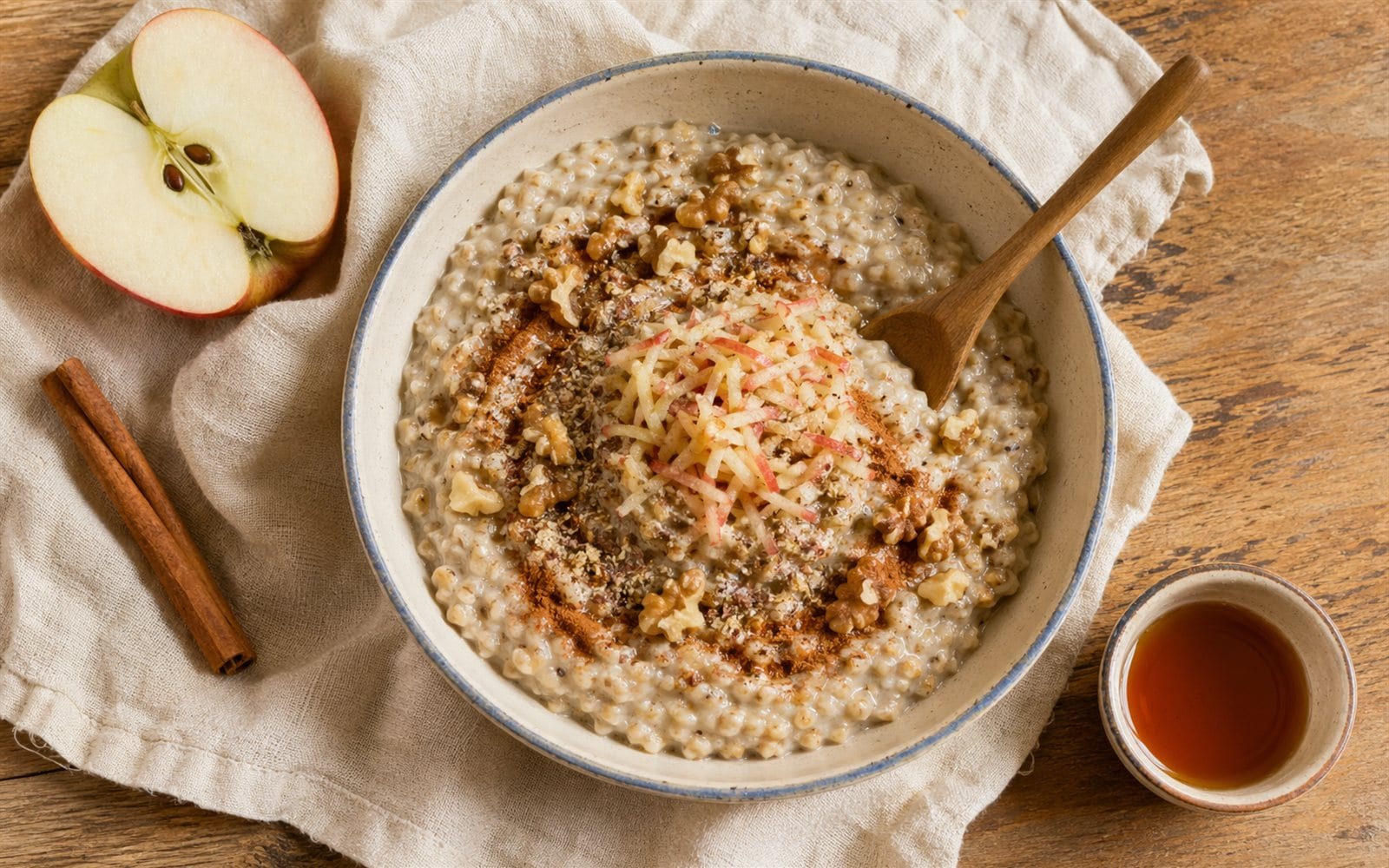 Apple-Cinnamon Steel-Cut Oats — GutPlate recipe photo