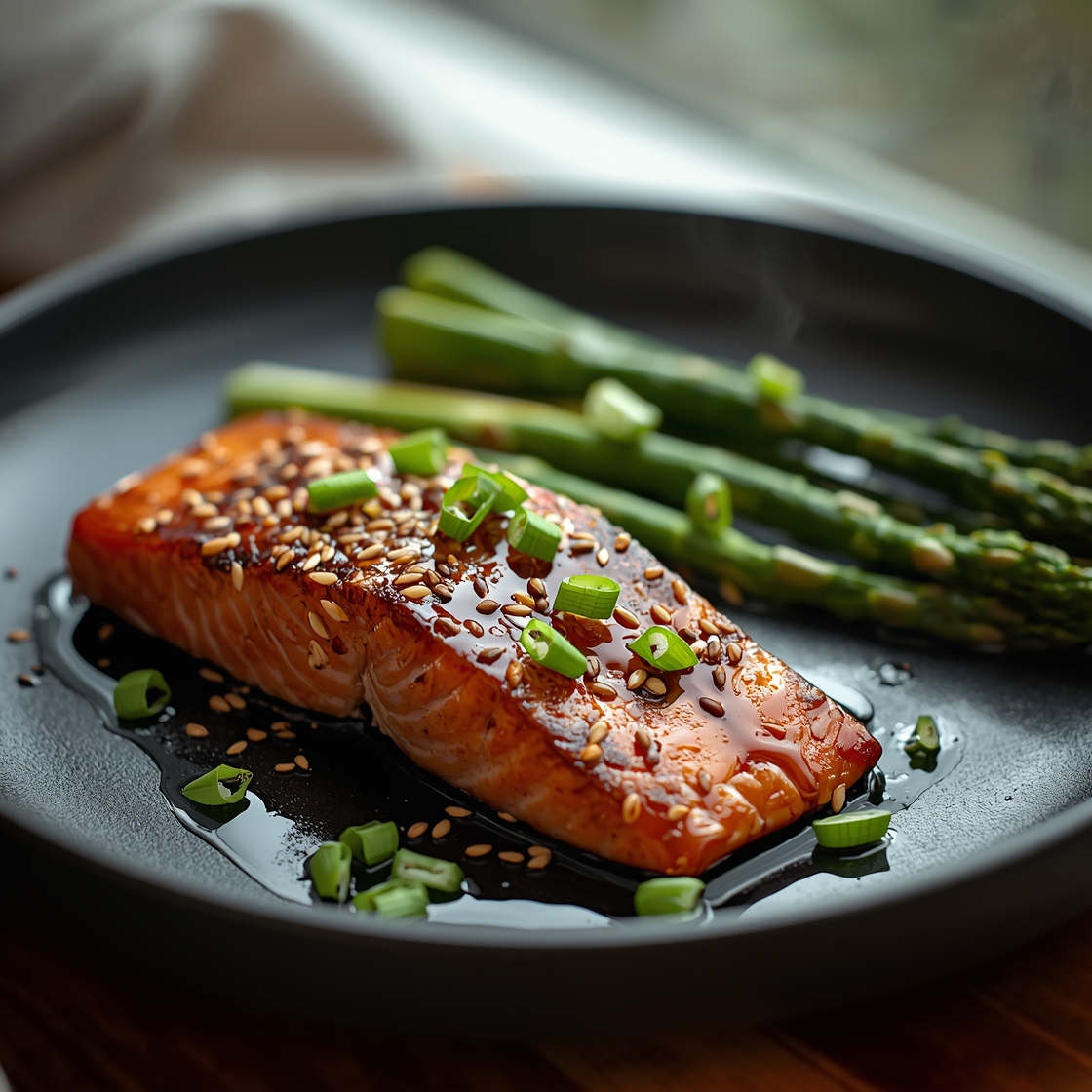 Ginger Soy Glazed Salmon