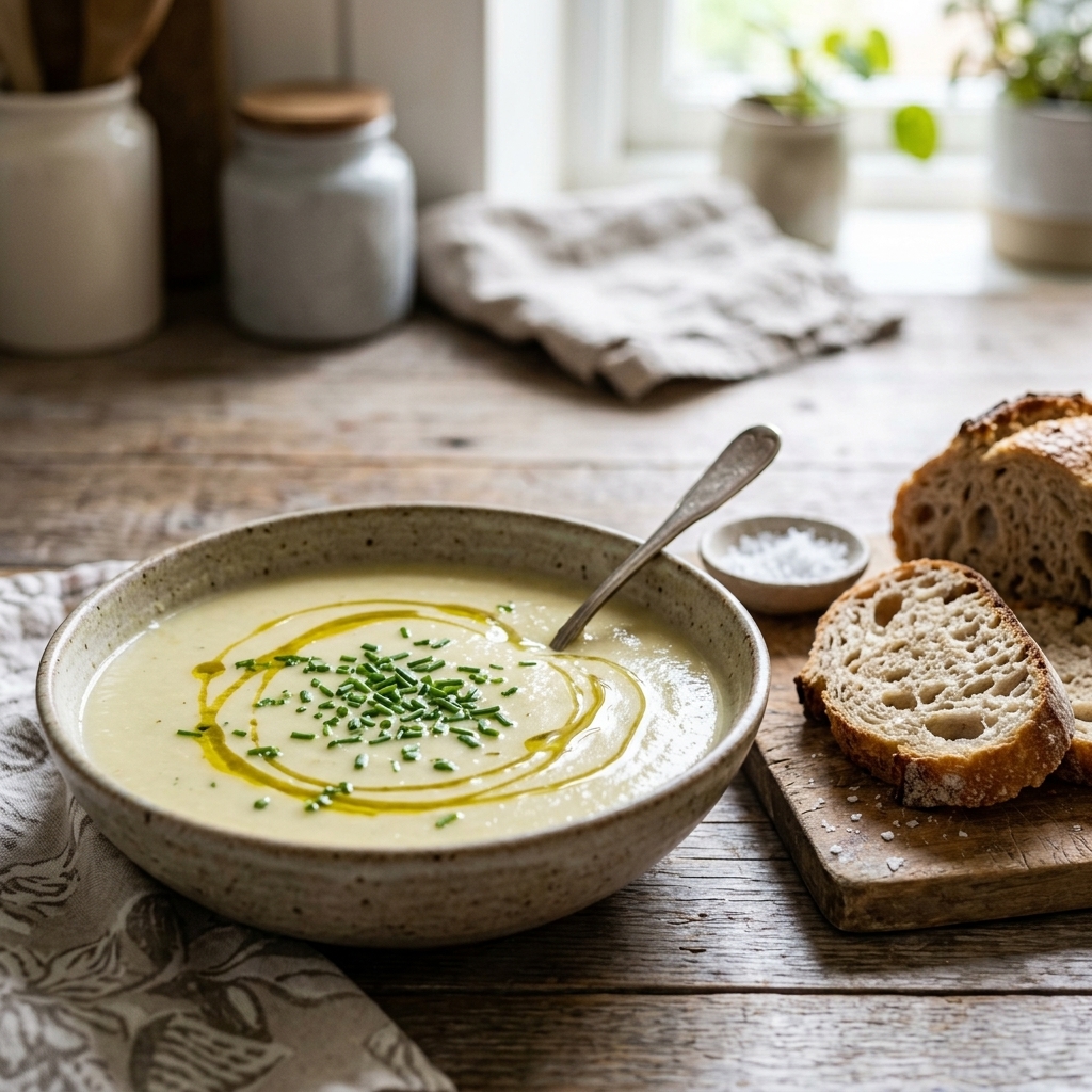 Caramelized Leek & Potato Soup