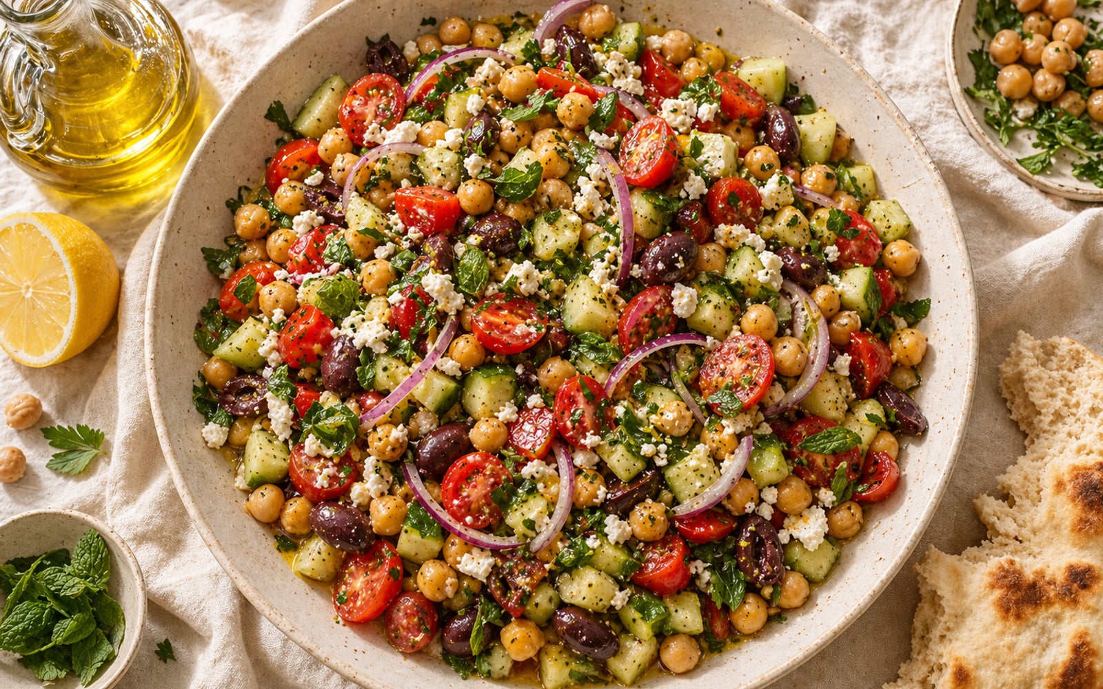 Mediterranean Chickpea Salad — GutPlate recipe photo